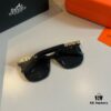 6931a9e6ccd8ab3d7af9e4bf Hermes Classic Square Frame Sunglasses, Flattering on All Face Shapes, Stylish with Coats or Dresses, Nylon Polarized Lenses for UV Protection