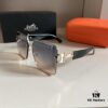 6931a9ebccd8ab3d7af9e50e HERMES Hermès Heavyweight New Arrival Women's Sunglasses, Large Frame with 3D Design to Flatter Facial Features, Retro and Elegant Style