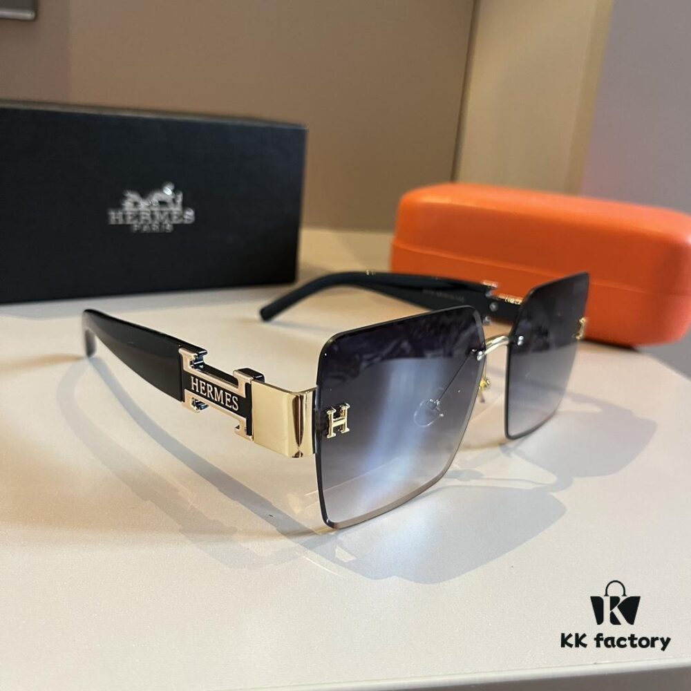 6931a9eeccd8ab3d7af9e544 Hermes Women's Oversized 3D Frame Sunglasses, New Heavyweight Collection