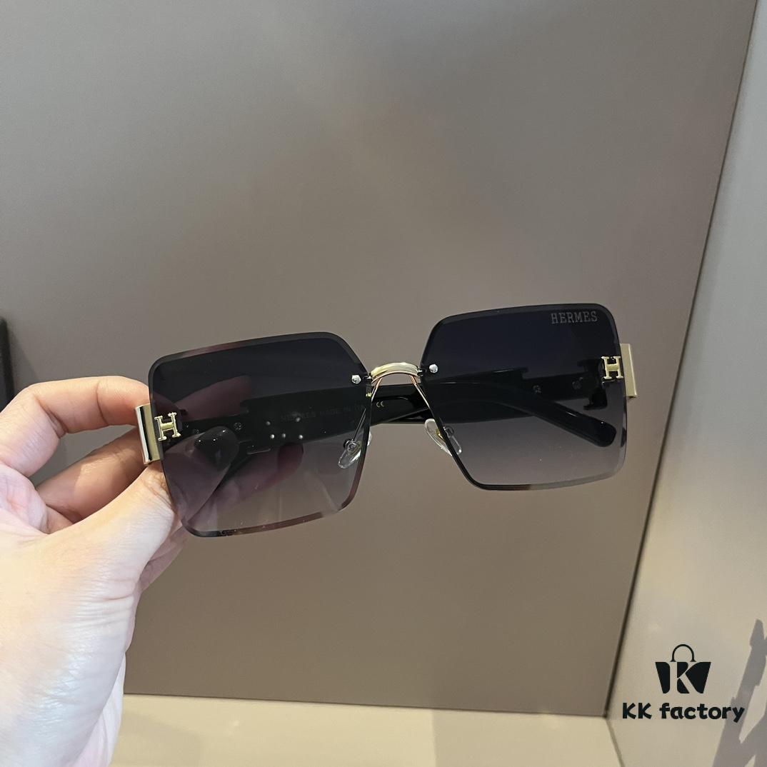 6931a9efccd8ab3d7af9e548 Hermes Women's Oversized 3D Frame Sunglasses, New Heavyweight Collection