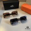6931a9efccd8ab3d7af9e54a Hermes Women's Oversized 3D Frame Sunglasses, New Heavyweight Collection