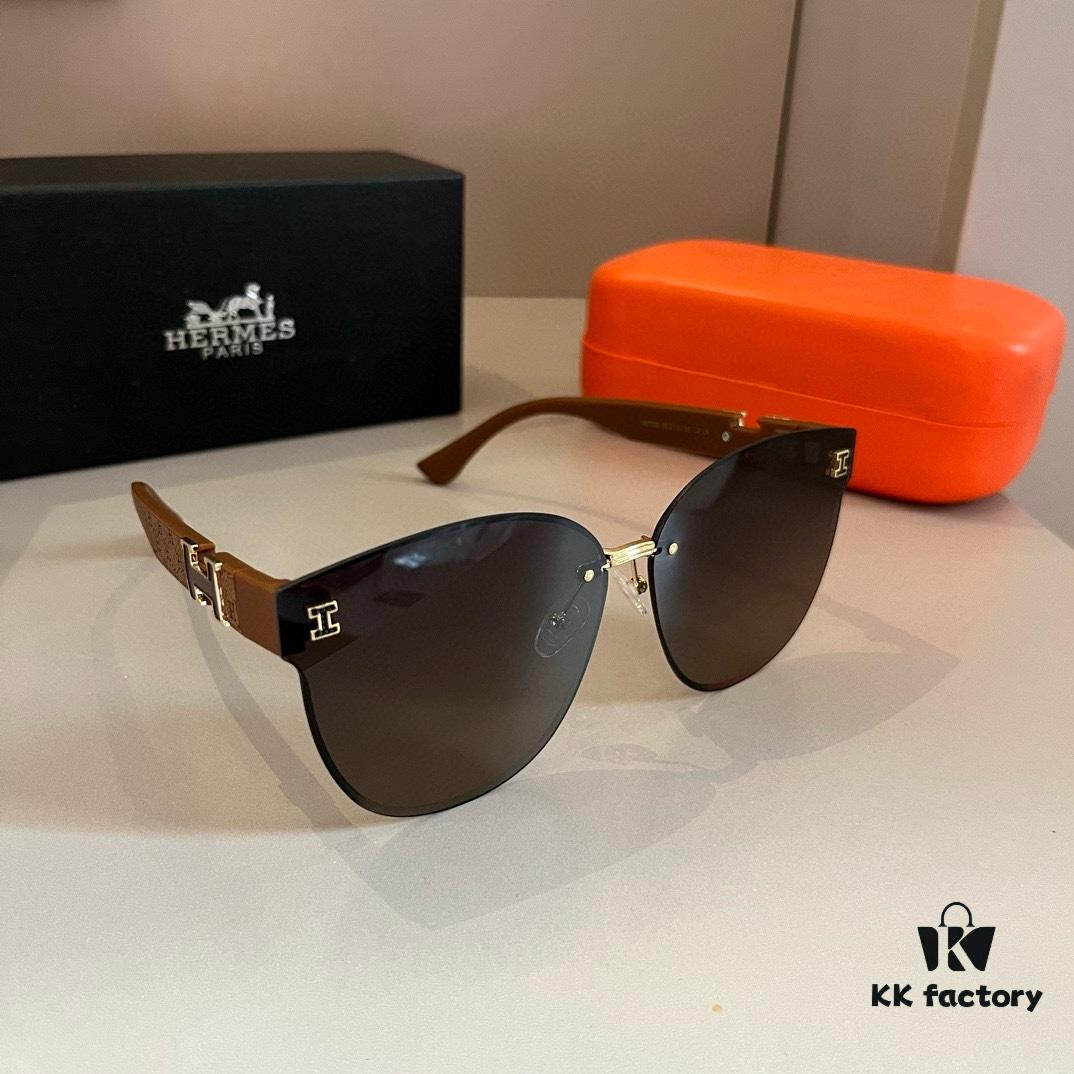 6931a9f1ccd8ab3d7af9e575 Hermes Women's Sunglasses, Oval Lenses, Ultra-Premium Custom Design, Essential for Travel and Driving