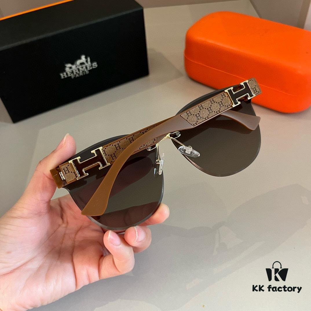 6931a9f2ccd8ab3d7af9e57a Hermes Women's Sunglasses, Oval Lenses, Ultra-Premium Custom Design, Essential for Travel and Driving
