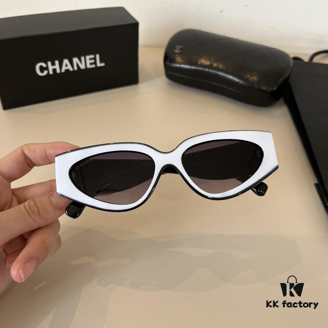 6931aa08ccd8ab3d7af9e6d9 Chanel Sunglasses, Sun Glasses, High-End European and American Style, Super Flattering Face Shape Sunglasses