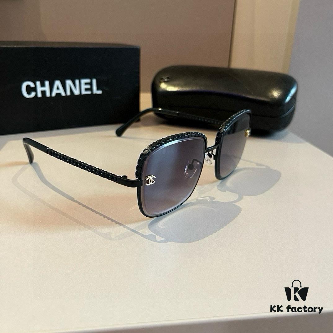 6931aa12ccd8ab3d7af9e778 Chanel Sunglasses, absolutely in love, the moment you put them on, the aura is perfectly captured, they make your face look incredibly slim, large frames yet surprisingly lightweight, with just the right curvature on the temples for a comfortable, feather-light fit!