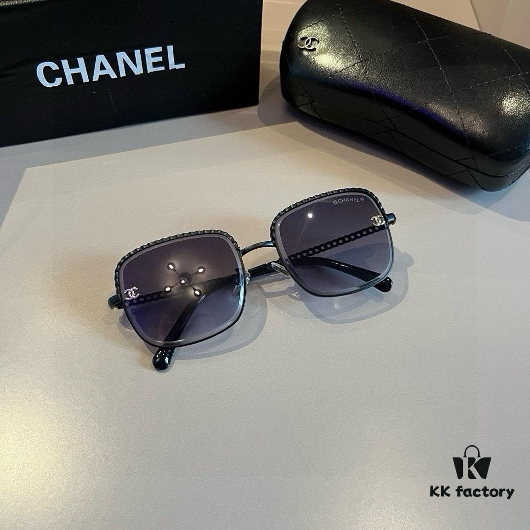 6931aa12ccd8ab3d7af9e77c Chanel Sunglasses, absolutely in love, the moment you put them on, the aura is perfectly captured, they make your face look incredibly slim, large frames yet surprisingly lightweight, with just the right curvature on the temples for a comfortable, feather-light fit!