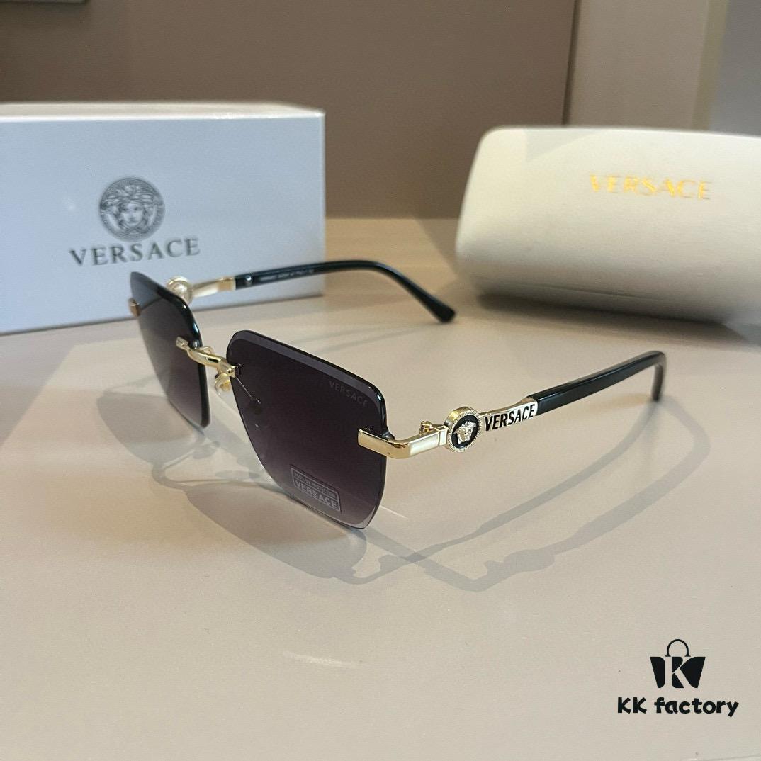 6931aa19ccd8ab3d7af9e7f3 VERSACE Versace Fashion Sunglasses, Unisex European and American Style Sun Protection Glasses, Flattering Face-Shape Design