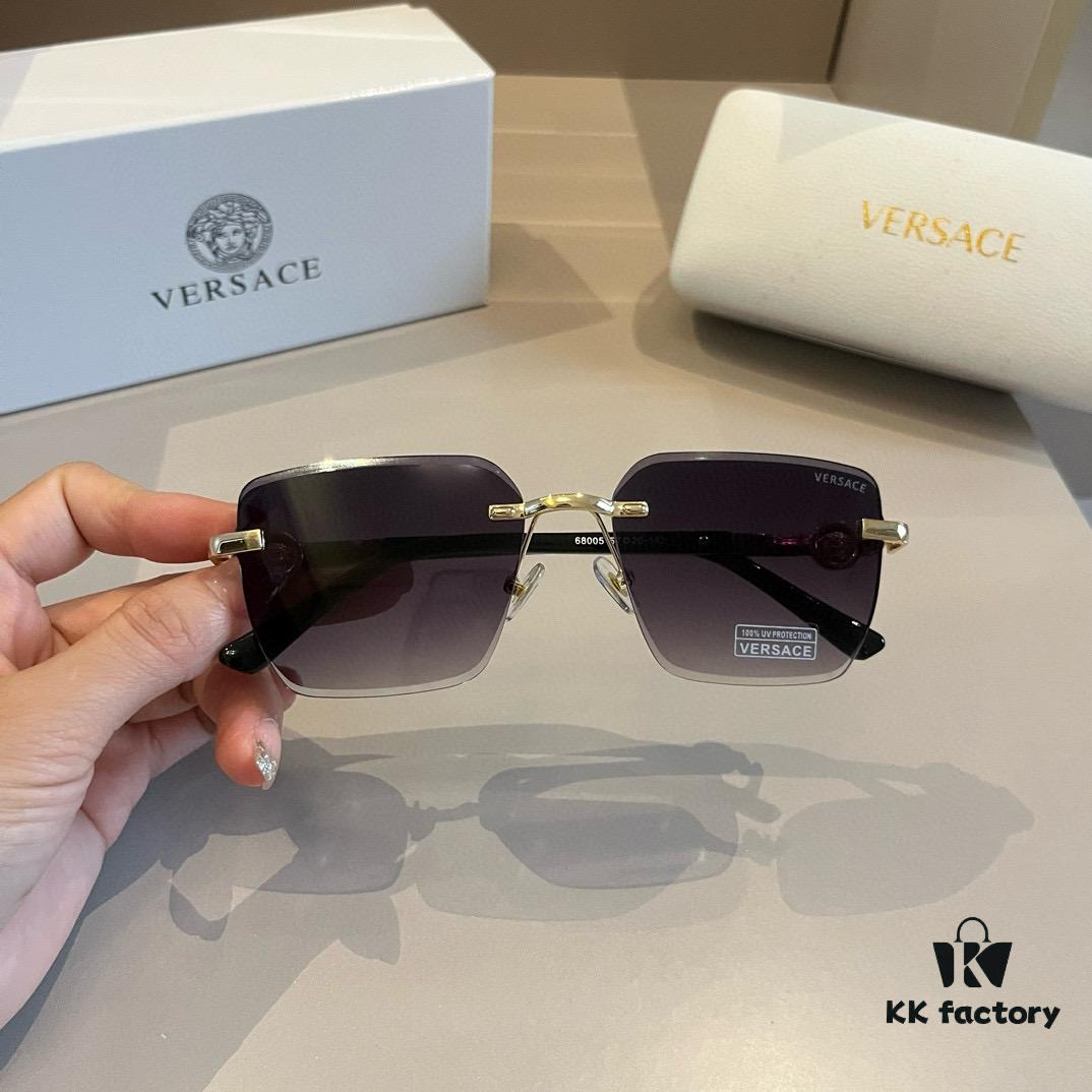 6931aa19ccd8ab3d7af9e7f5 VERSACE Versace Fashion Sunglasses, Unisex European and American Style Sun Protection Glasses, Flattering Face-Shape Design