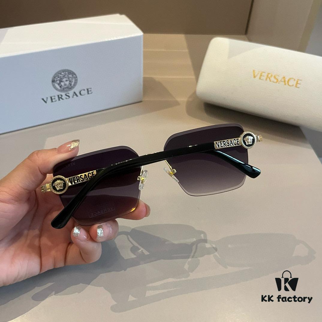 6931aa19ccd8ab3d7af9e7f8 VERSACE Versace Fashion Sunglasses, Unisex European and American Style Sun Protection Glasses, Flattering Face-Shape Design