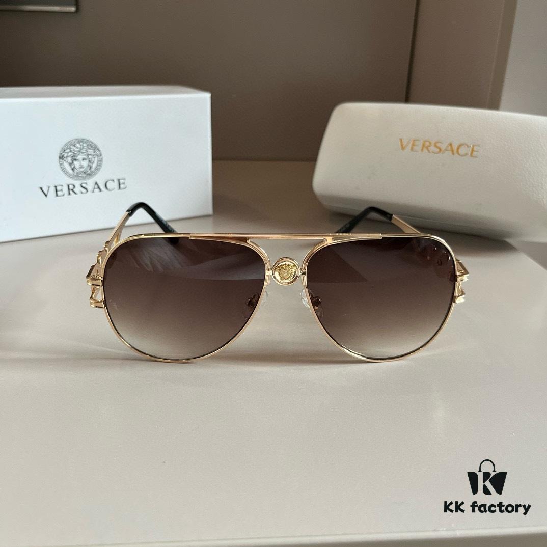 6931aa1cccd8ab3d7af9e824 VERSACE Versace Fashion Sunglasses, Men's Polarized Sunglasses, Stylish Sun Protection for Face-Shape Enhancement