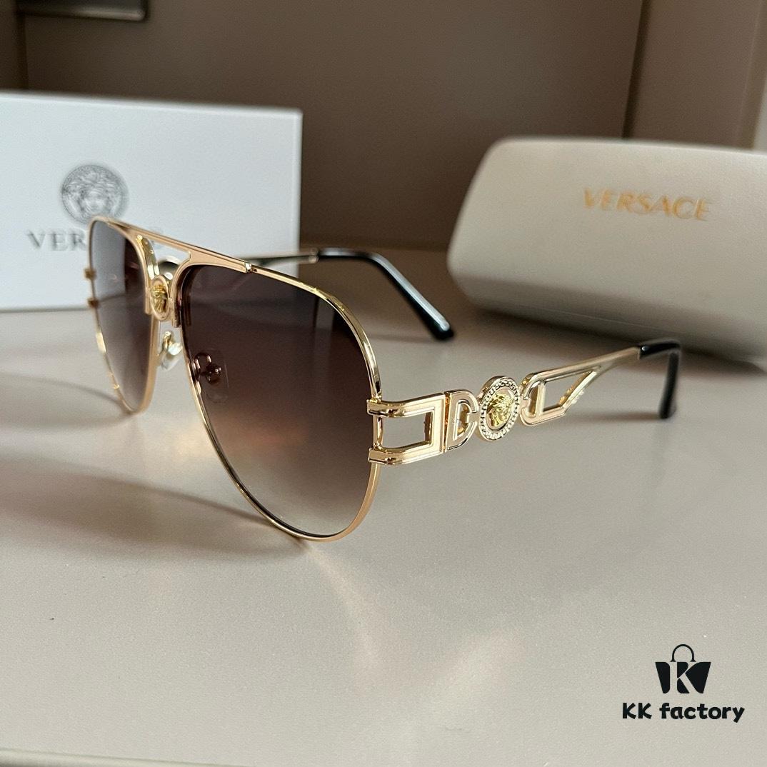 6931aa1cccd8ab3d7af9e825 VERSACE Versace Fashion Sunglasses, Men's Polarized Sunglasses, Stylish Sun Protection for Face-Shape Enhancement