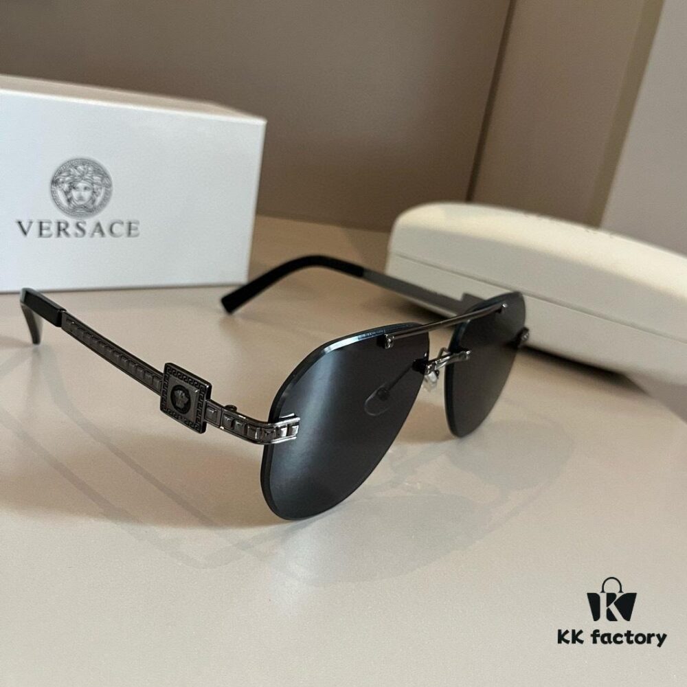 6931aa1dccd8ab3d7af9e82d VERSACE Versace Fashion Sunglasses, Men's Polarized Sunglasses, Stylish Sun Protection for Face-Shape Enhancement