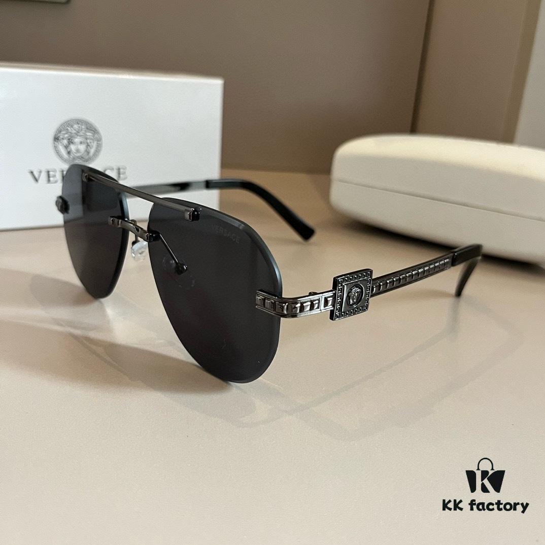 6931aa1dccd8ab3d7af9e82f VERSACE Versace Fashion Sunglasses, Men's Polarized Sunglasses, Stylish Sun Protection for Face-Shape Enhancement