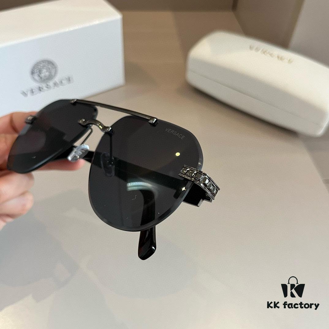 6931aa1dccd8ab3d7af9e832 VERSACE Versace Fashion Sunglasses, Men's Polarized Sunglasses, Stylish Sun Protection for Face-Shape Enhancement