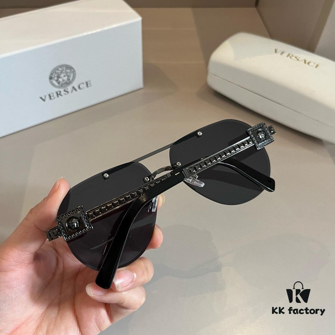 6931aa1dccd8ab3d7af9e833 VERSACE Versace Fashion Sunglasses, Men's Polarized Sunglasses, Stylish Sun Protection for Face-Shape Enhancement