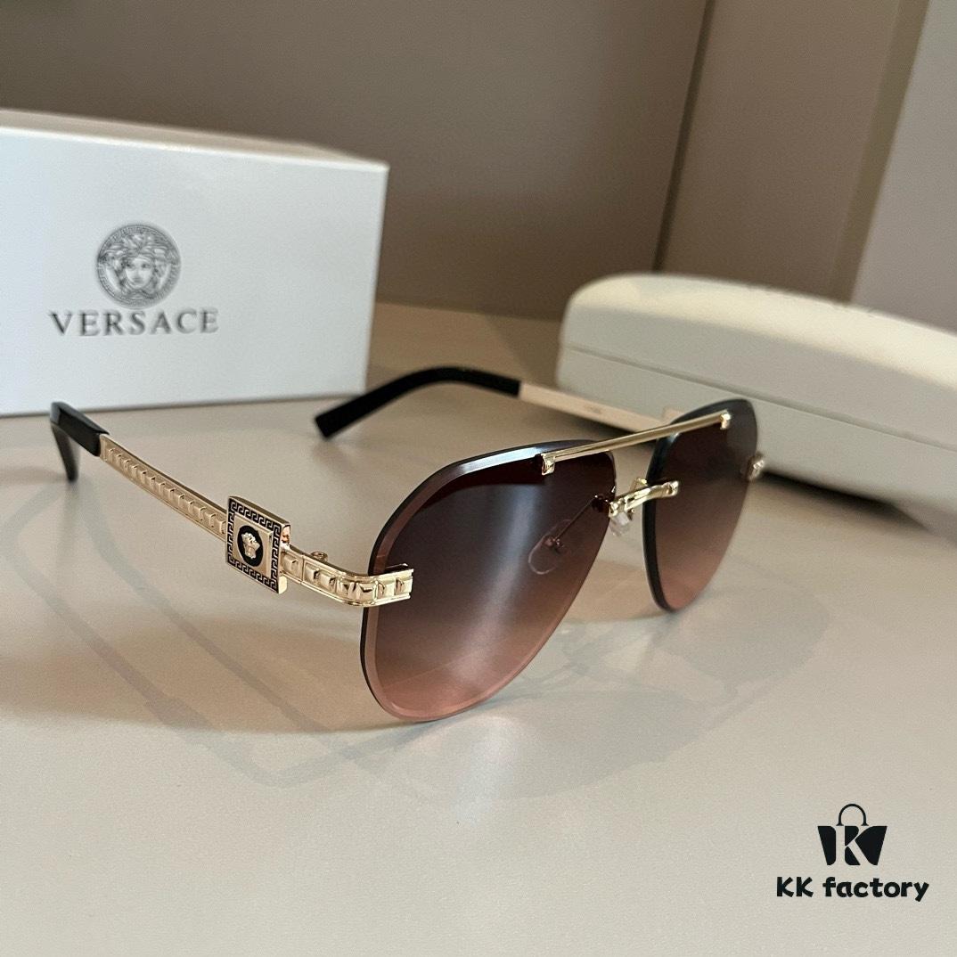 6931aa1dccd8ab3d7af9e838 VERSACE Versace Fashion Sunglasses in European and American Style, Men's Polarized Sunglasses, Sun Protection Glasses for Men, Perfect Companion for Facial Contour Enhancement