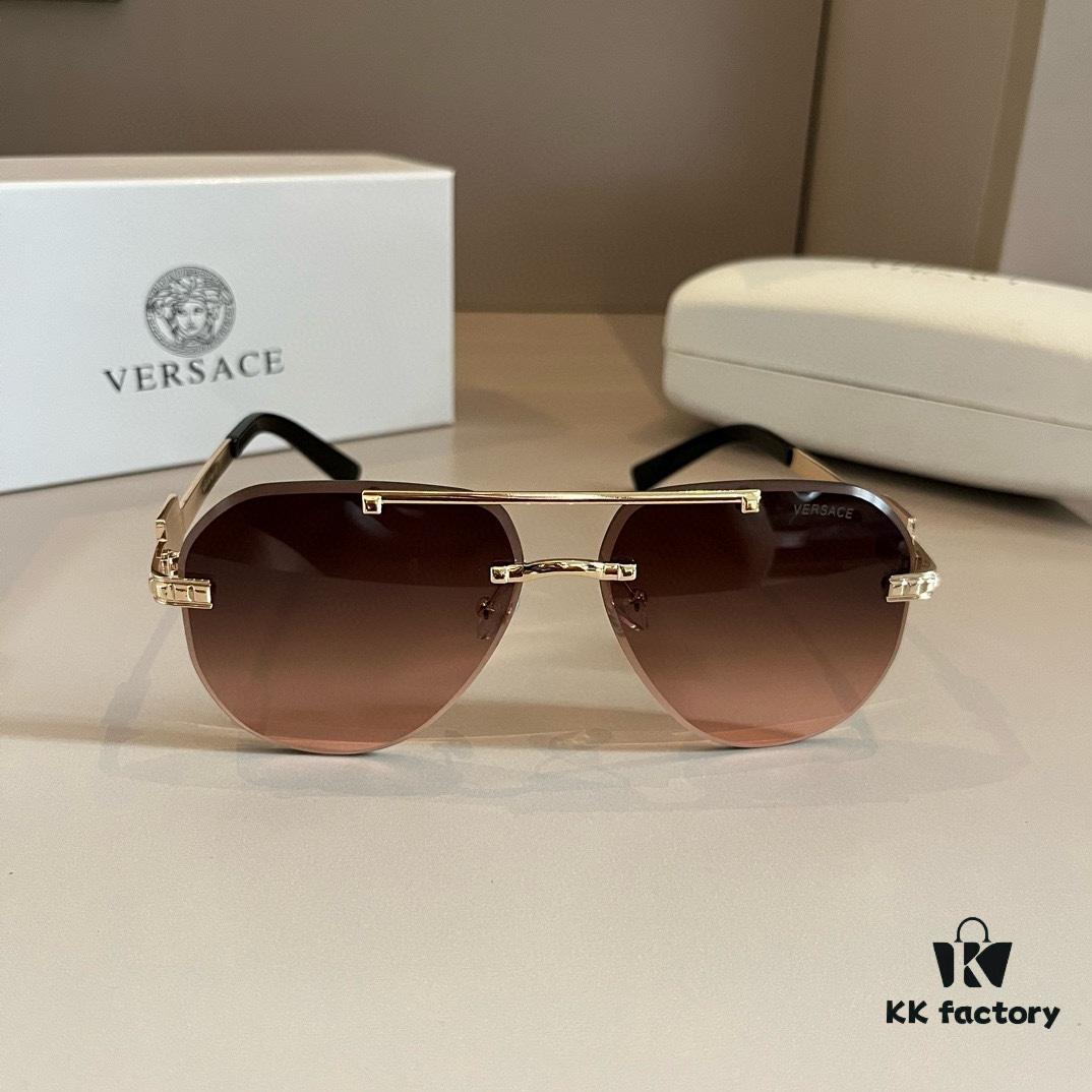 6931aa1dccd8ab3d7af9e839 VERSACE Versace Fashion Sunglasses in European and American Style, Men's Polarized Sunglasses, Sun Protection Glasses for Men, Perfect Companion for Facial Contour Enhancement