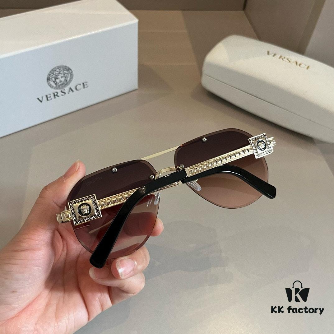 6931aa1eccd8ab3d7af9e83e VERSACE Versace Fashion Sunglasses in European and American Style, Men's Polarized Sunglasses, Sun Protection Glasses for Men, Perfect Companion for Facial Contour Enhancement