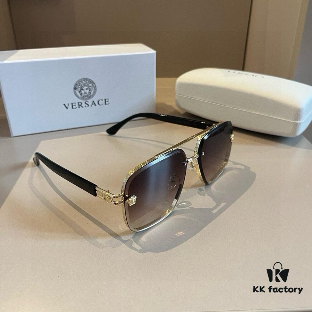 6931aa1fccd8ab3d7af9e84a VERSACE Versace Fashion Sunglasses, Men's Polarized Sunglasses, Stylish Sun Protection Glasses for Face Contour Enhancement