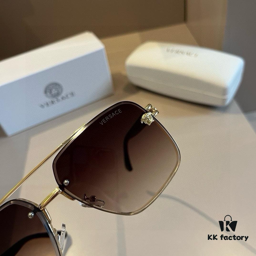 6931aa1fccd8ab3d7af9e84c VERSACE Versace Fashion Sunglasses, Men's Polarized Sunglasses, Stylish Sun Protection Glasses for Face Contour Enhancement