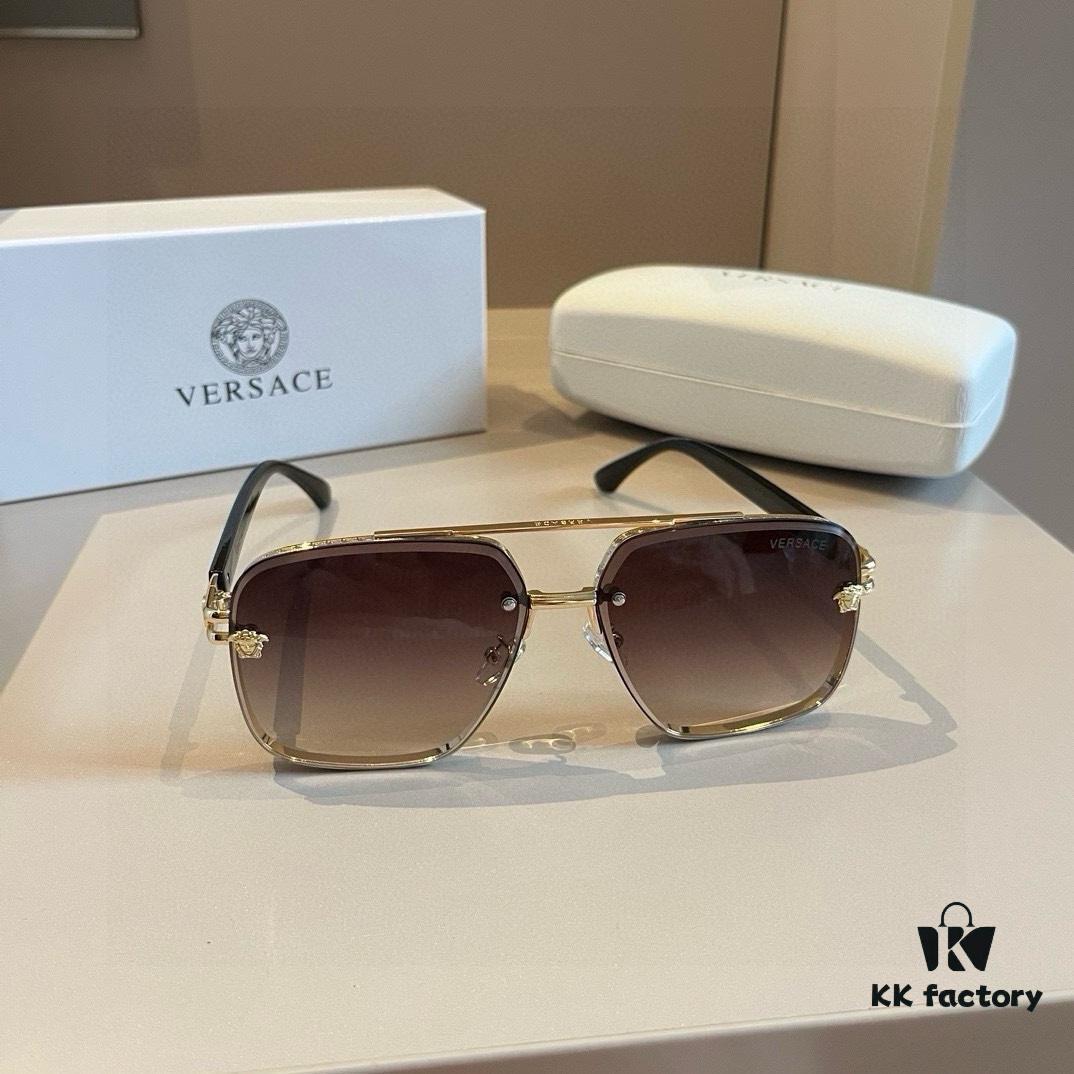 6931aa1fccd8ab3d7af9e84d VERSACE Versace Fashion Sunglasses, Men's Polarized Sunglasses, Stylish Sun Protection Glasses for Face Contour Enhancement