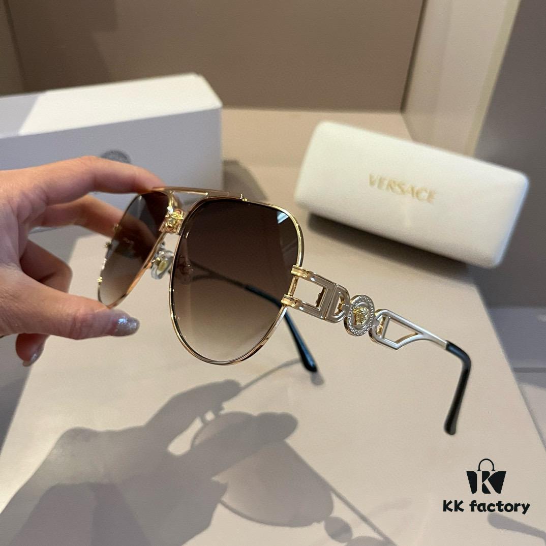 6931aa22ccd8ab3d7af9e87e VERSACE Versace Fashion Sunglasses for Men, Polarized European and American Style Sun Protection Glasses, Flattering Face Shape Design 1083 Eyewear