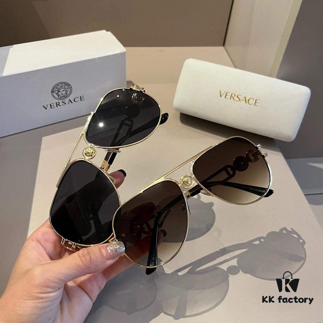 6931aa22ccd8ab3d7af9e87f VERSACE Versace Fashion Sunglasses for Men, Polarized European and American Style Sun Protection Glasses, Flattering Face Shape Design 1083 Eyewear