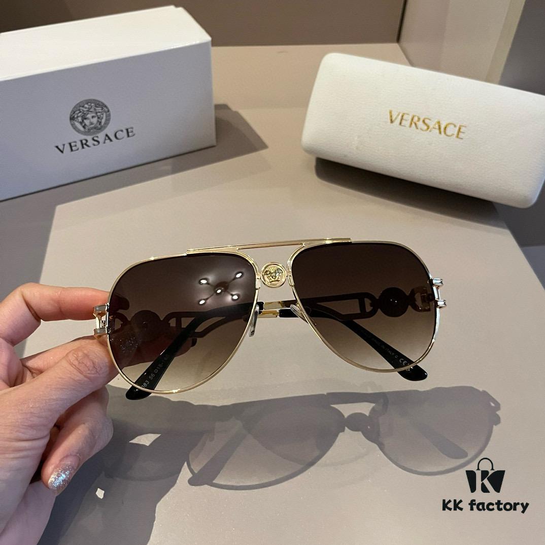 6931aa22ccd8ab3d7af9e881 VERSACE Versace Fashion Sunglasses for Men, Polarized European and American Style Sun Protection Glasses, Flattering Face Shape Design 1083 Eyewear