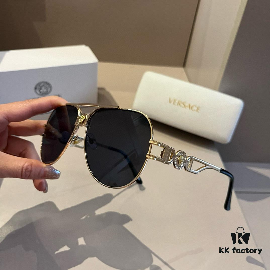 6931aa22ccd8ab3d7af9e88a VERSACE Versace Fashion Sunglasses, Men's Polarized Sunglasses, Stylish Sun Protection Glasses for Face Contour Enhancement