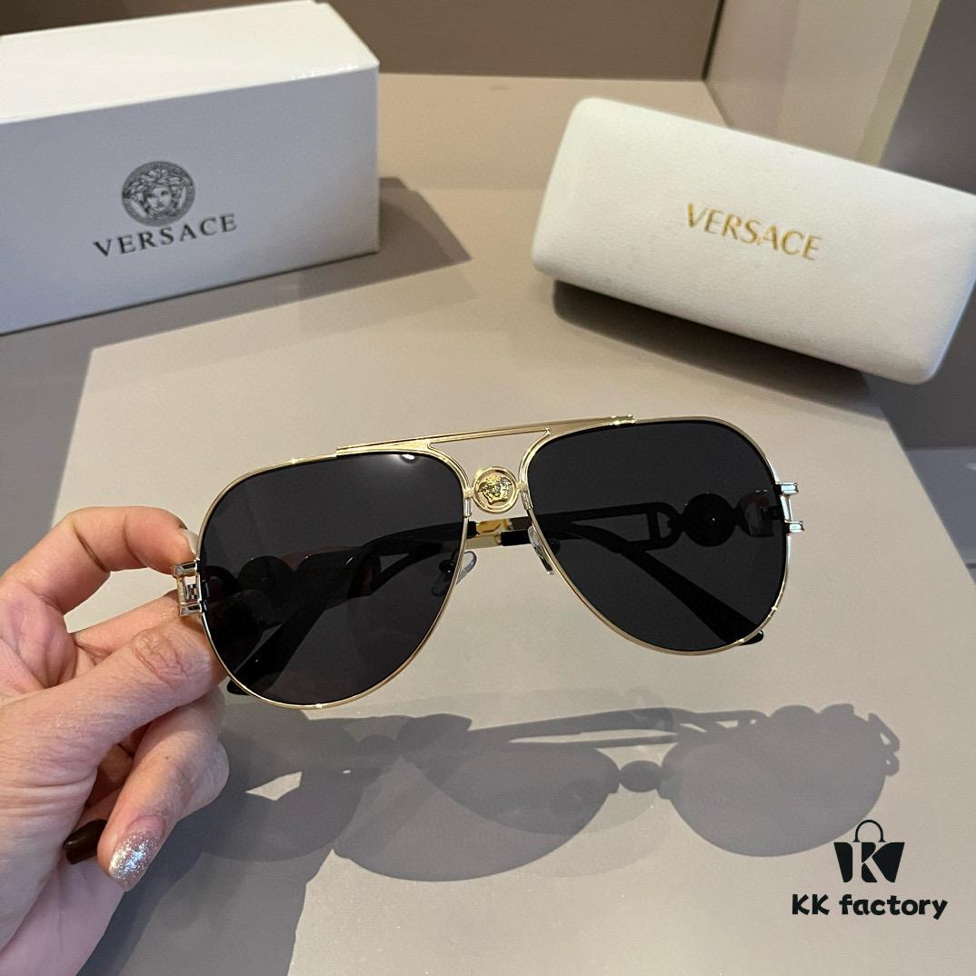 6931aa23ccd8ab3d7af9e88b VERSACE Versace Fashion Sunglasses, Men's Polarized Sunglasses, Stylish Sun Protection Glasses for Face Contour Enhancement