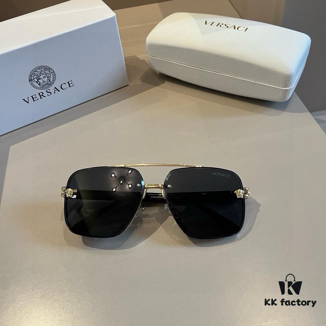 6931aa27ccd8ab3d7af9e8d0 VERSACE Versace Fashion Sunglasses in European and American Style, Men's Polarized Sunglasses, Sun Protection Glasses for Men, Ideal Eyewear to Complement Facial Features