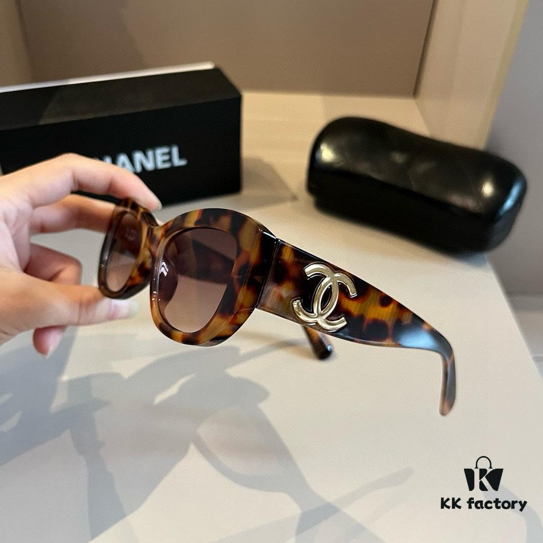 6931aa3cccd8ab3d7af9ea2b CHANEL Chanel Sunglasses🕶️ Worn by Numerous Celebrities, New Large-Frame Polarized Clear Vision Sunglasses