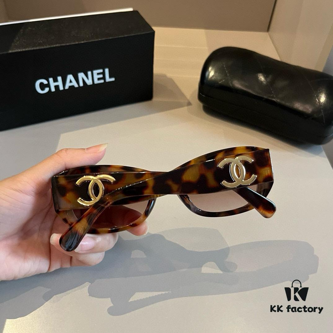 6931aa3cccd8ab3d7af9ea2d CHANEL Chanel Sunglasses🕶️ Worn by Numerous Celebrities, New Large-Frame Polarized Clear Vision Sunglasses