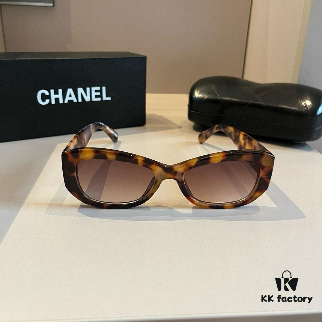 6931aa3dccd8ab3d7af9ea2f CHANEL Chanel Sunglasses🕶️ Worn by Numerous Celebrities, New Large-Frame Polarized Clear Vision Sunglasses
