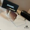 CHANEL Official Spring Collection New Arrival Oversized Sunglasses, Polarized Clear Lens Sun Glasses Popular Among Many Celebrities