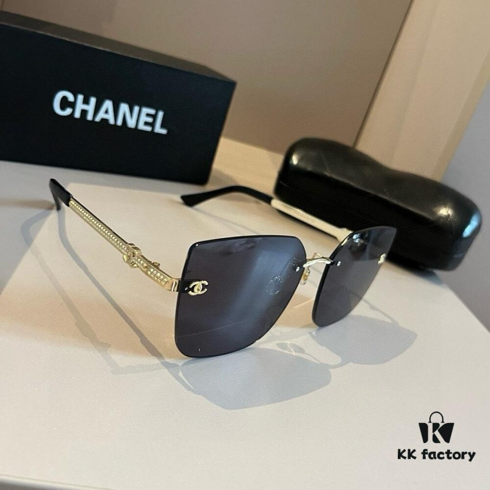 6931aa51ccd8ab3d7af9eb78 CHANEL Official Spring Collection New Arrival Oversized Sunglasses, Polarized Clear Lens Sun Glasses Popular Among Many Celebrities