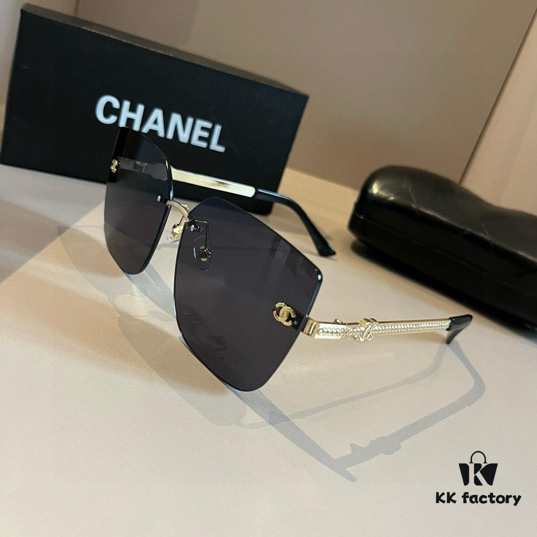 6931aa51ccd8ab3d7af9eb79 CHANEL Official Spring Collection New Arrival Oversized Sunglasses, Polarized Clear Lens Sun Glasses Popular Among Many Celebrities