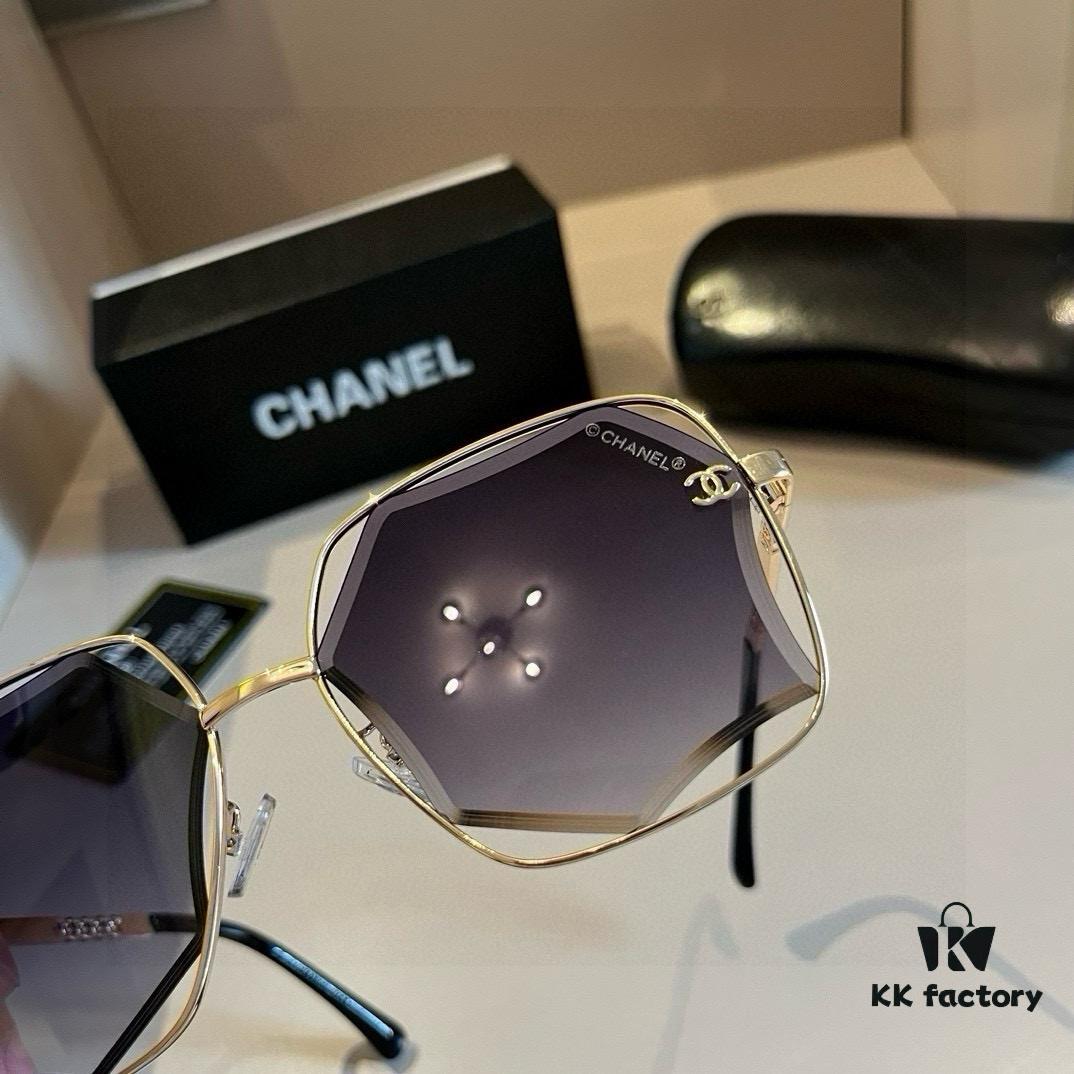 6931aa52ccd8ab3d7af9eb81 Chanel Sunglasses for Round Faces, Oversized Frame Sun Glasses 2024 New Arrival, Flattering and Slimming Design