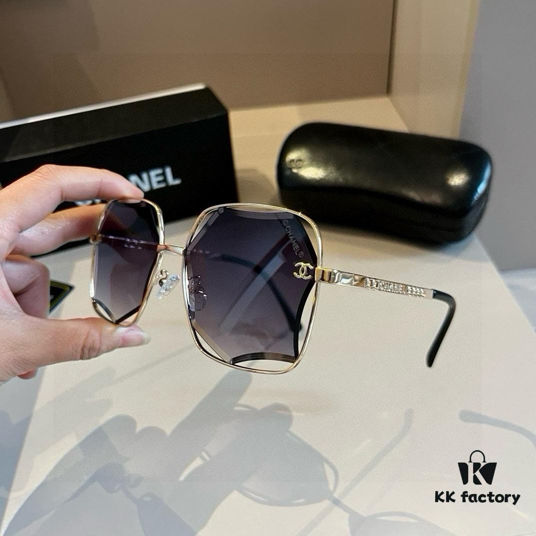 6931aa52ccd8ab3d7af9eb82 Chanel Sunglasses for Round Faces, Oversized Frame Sun Glasses 2024 New Arrival, Flattering and Slimming Design