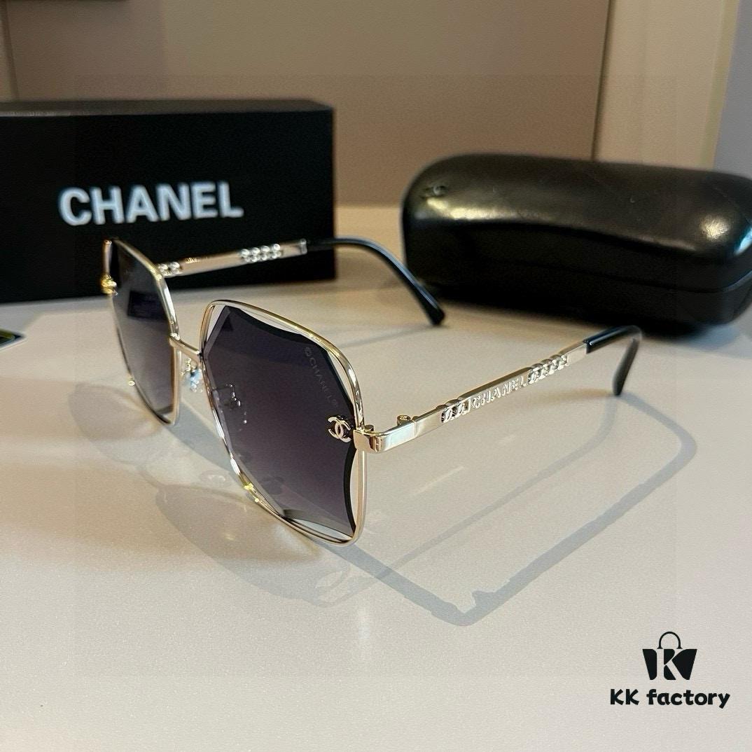 6931aa52ccd8ab3d7af9eb83 Chanel Sunglasses for Round Faces, Oversized Frame Sun Glasses 2024 New Arrival, Flattering and Slimming Design
