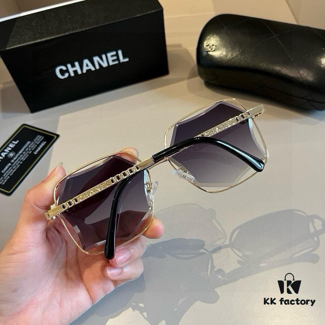 6931aa52ccd8ab3d7af9eb85 Chanel Sunglasses for Round Faces, Oversized Frame Sun Glasses 2024 New Arrival, Flattering and Slimming Design