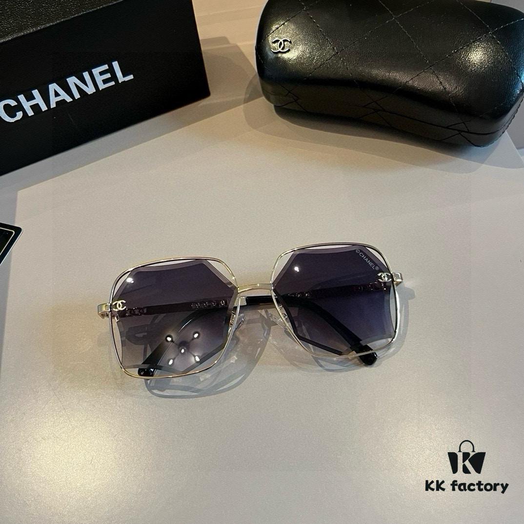 6931aa52ccd8ab3d7af9eb87 Chanel Sunglasses for Round Faces, Oversized Frame Sun Glasses 2024 New Arrival, Flattering and Slimming Design
