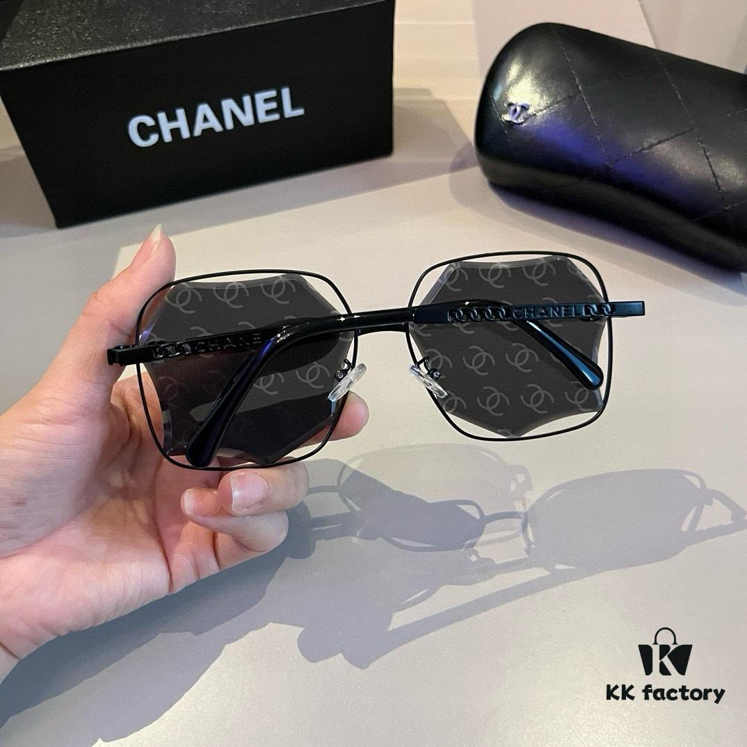 6931aa52ccd8ab3d7af9eb8d Chanel Sunglasses for Round Faces, Oversized Frame Sun Glasses 2024 New Arrival, Flattering and Slimming Design