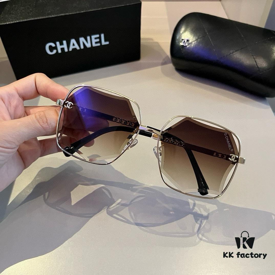 6931aa53ccd8ab3d7af9eb92 Chanel Sunglasses for Round Faces, Oversized Frame Sun Glasses 2024 New Arrival, Flattering and Slimming Design