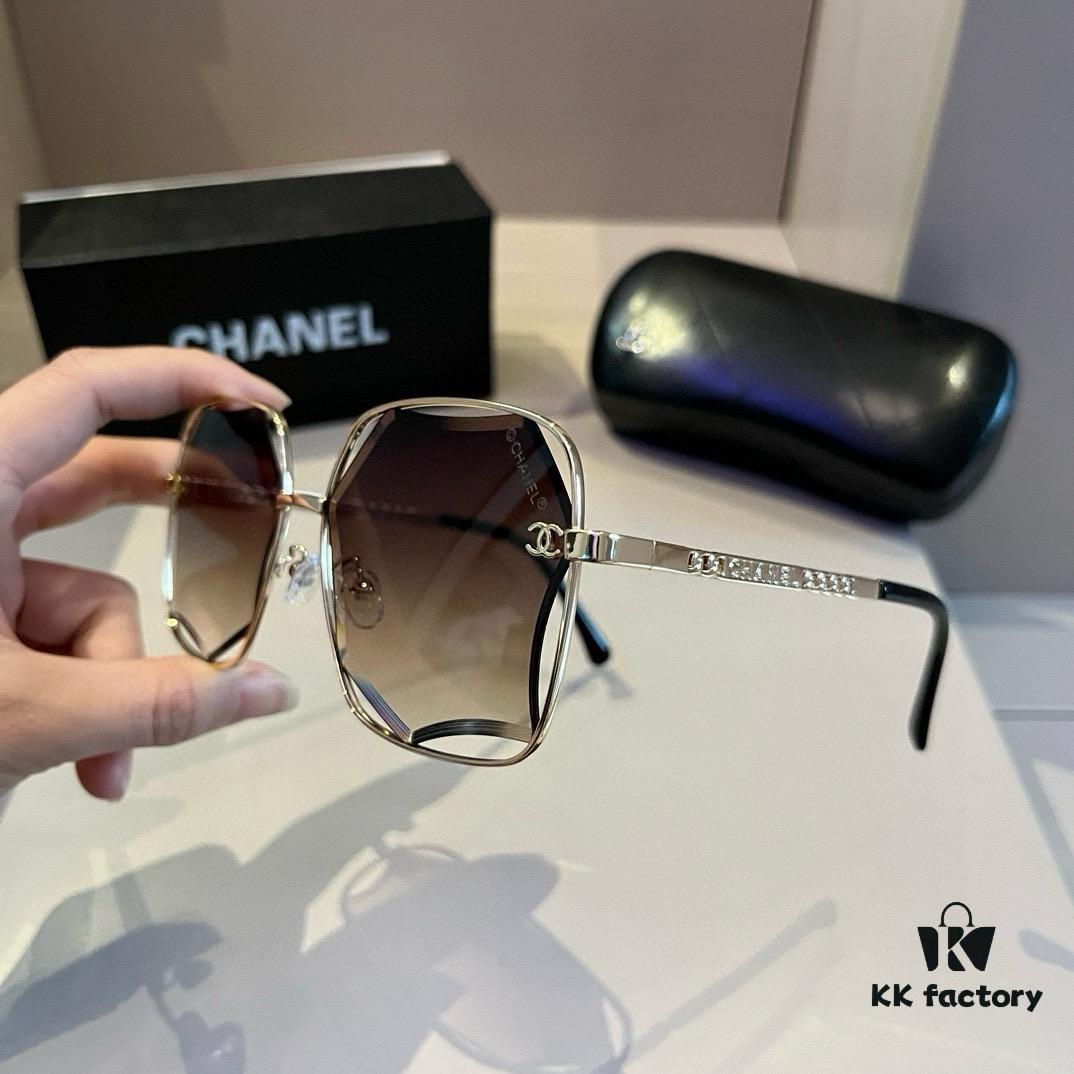 6931aa53ccd8ab3d7af9eb93 Chanel Sunglasses for Round Faces, Oversized Frame Sun Glasses 2024 New Arrival, Flattering and Slimming Design