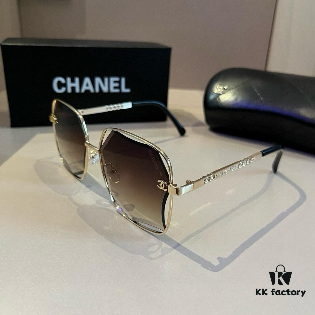 6931aa53ccd8ab3d7af9eb96 Chanel Sunglasses for Round Faces, Oversized Frame Sun Glasses 2024 New Arrival, Flattering and Slimming Design