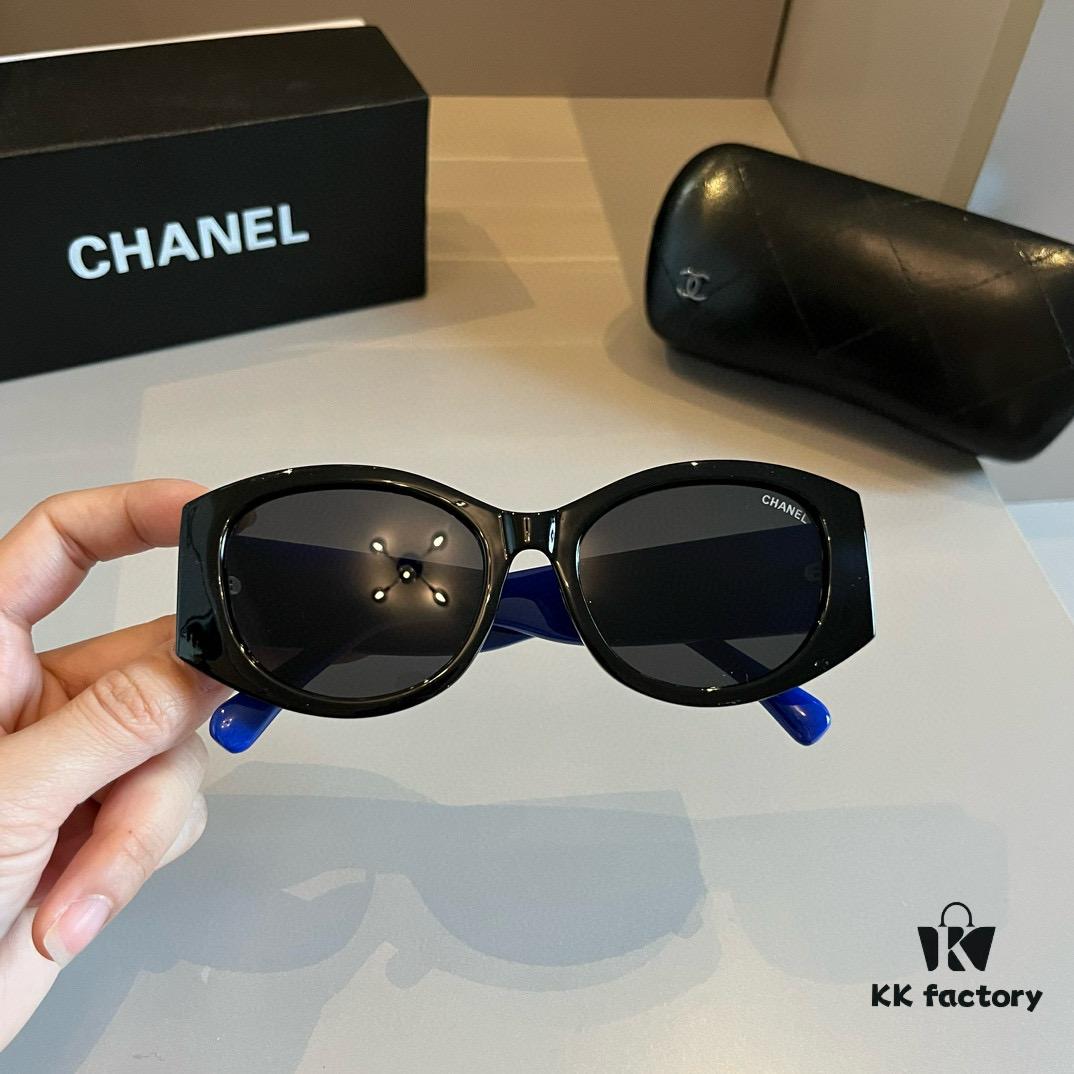 6931aa55ccd8ab3d7af9ebb9 Chanel Black and White Panda Sunglasses, Adorable and Stylish with Unique Frame That Flatters Facial Features