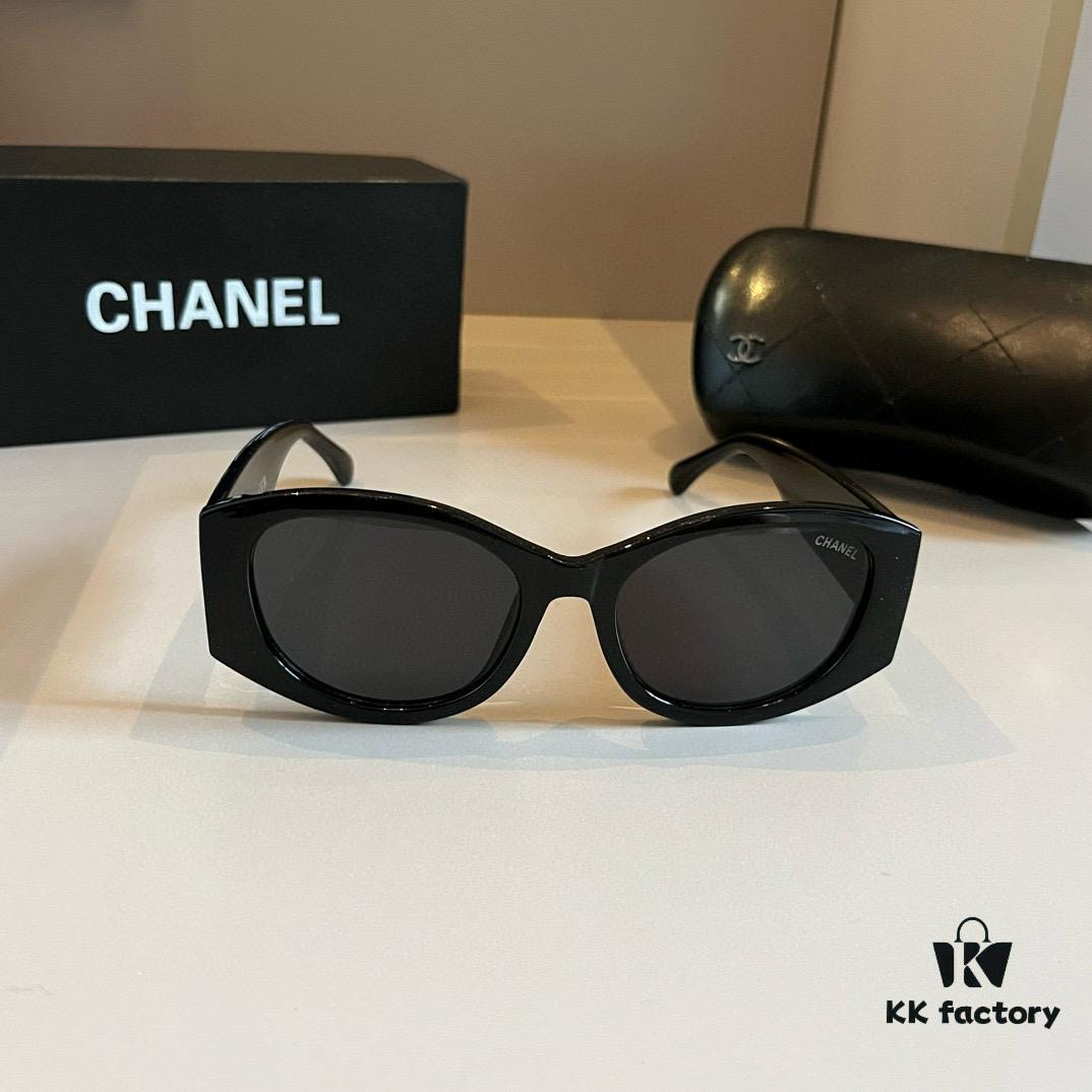 6931aa55ccd8ab3d7af9ebba Chanel Black and White Panda Sunglasses, Adorable and Stylish with Unique Frame That Flatters Facial Features
