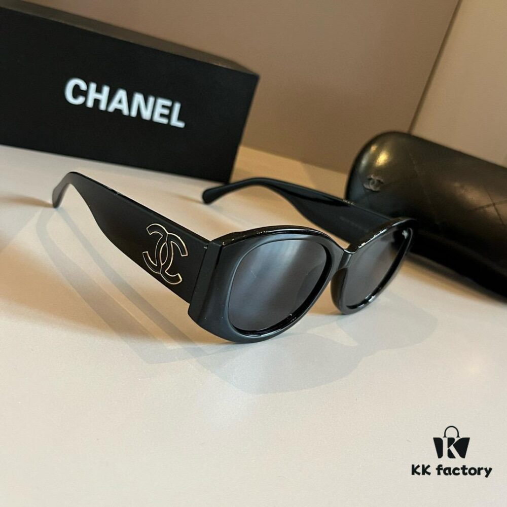 6931aa56ccd8ab3d7af9ebbf Chanel Black and White Panda Sunglasses, Adorable and Stylish with Unique Frame That Flatters Facial Features