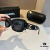 6931aa5bccd8ab3d7af9ec18 Vintage Chanel Gold Logo Sunglasses with Double C Logo